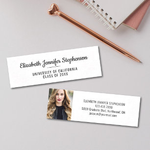 Presentación Nombre de graduación insertar tarjeta de foto simp
