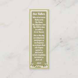 Presentación Nuestra plegaria padre Matthew 6:9-13 Tarjeta de m