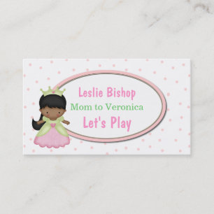 Presentación Pequeña tarjeta de fecha de princesa Mommy Play