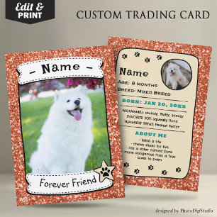 Presentación Plantilla de tarjeta de Mascota de venta de tarjet