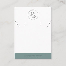 Presentación Sage simple | Tarjeta de visualización de joyas co