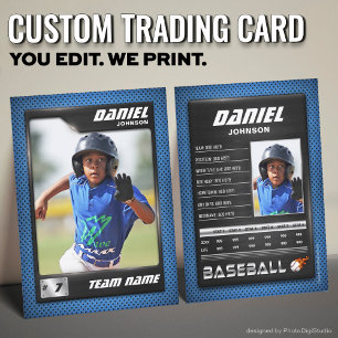 Presentación Tarjeta de béisbol personalizada, Estadísticas PRO