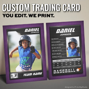Presentación Tarjeta de béisbol PRO con tarjeta de intercambio 