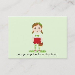 Presentación Tarjeta de cita de juego Berry Sweet