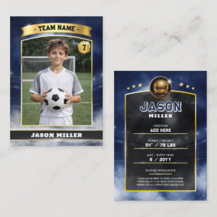 Presentación Tarjeta de Colección de Fútbol Personalizada, Llam