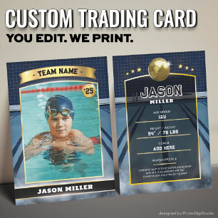 Presentación Tarjeta de Colección Personalizada de Water Polo A