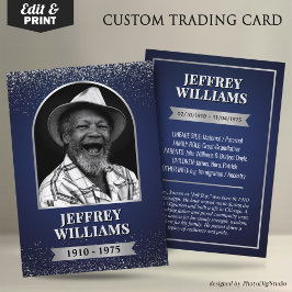 Presentación Tarjeta de comercio de antepasado personalizado, t