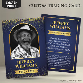 Presentación Tarjeta de comercio de antepasado personalizado, t