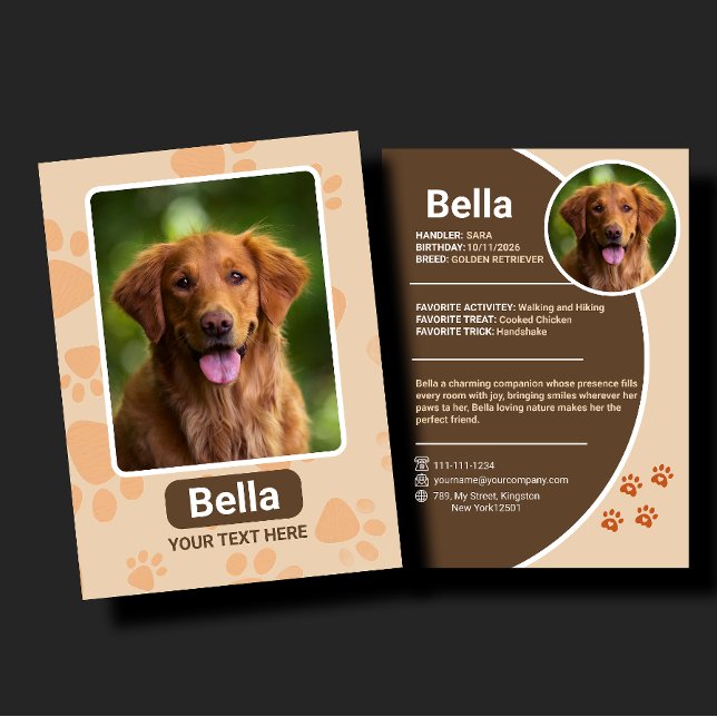 Presentación Tarjeta de Cumpleaños de Mascota Personalizada com (Subido por el creador)