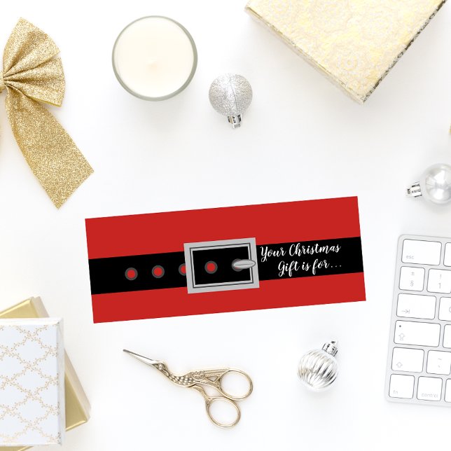 Presentación Tarjeta de dibujo de nombre Santa secreto de navid (Subido por el creador)