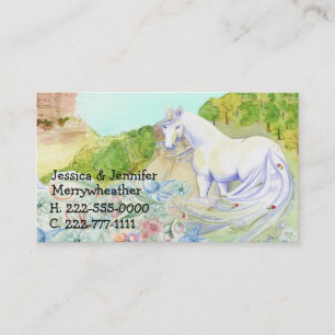 Presentación Tarjeta de fecha del juego de niños del unicornio