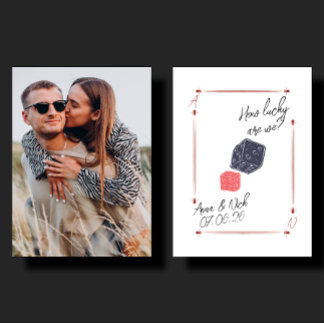 Presentación tarjeta de intercambio de fotos personalizada para