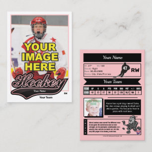 Presentación Tarjeta de intercambio de hockey Swash - Estadísti