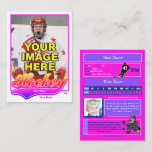 Presentación Tarjeta de intercambio de hockey Swash - Estadísti