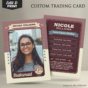 Presentación Tarjeta de intercambio de novia de equipo personal