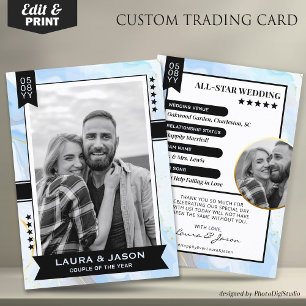 Presentación Tarjeta de intercambio de pareja personalizada, re