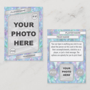 Presentación Tarjeta de intercambio "Holográfica" personalizabl