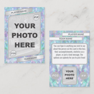 Presentación Tarjeta de intercambio "Holográfica" personalizabl