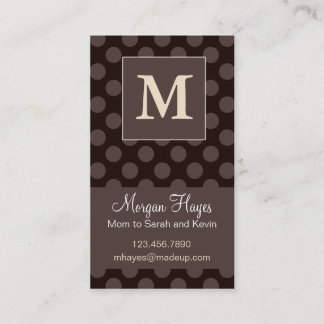 Presentación Tarjeta de la mamá del chocolate