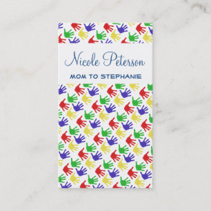 Presentación Tarjeta de llamada de mami de impresión manual