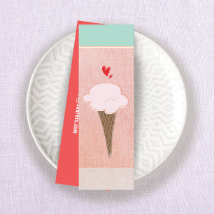 Presentación Tarjeta de llamadas Cuadros Ice Cream Cone