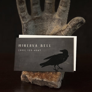 Presentación Tarjeta de llamadas de Black Crow Halloween