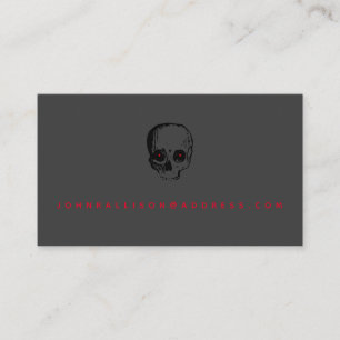 Presentación Tarjeta de llamadas Scary Skull Halloween