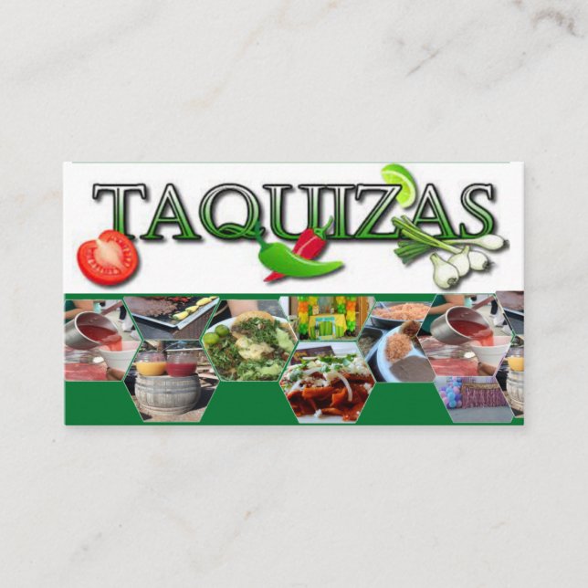 Presentación Tarjeta de llamadas Taquizas (Anverso)