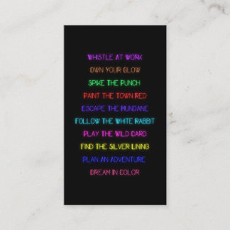 Presentación Tarjeta de Motivación Neon para Pasar a Otros