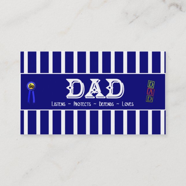 Presentación Tarjeta de perfil de papá (Anverso)