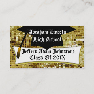 Presentación Tarjeta de Personalizado de licenciatura y diploma