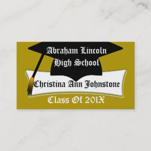 Presentación Tarjeta de Personalizado de licenciatura y diploma