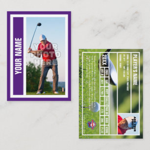 Presentación Tarjeta de personalizado para el comercio de golf