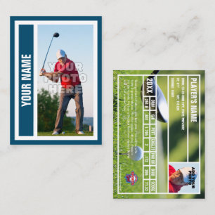 Presentación Tarjeta de personalizado para el comercio de golf 
