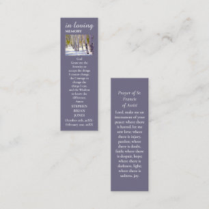 Presentación Tarjeta de plegaria de pintura con simpatía por la