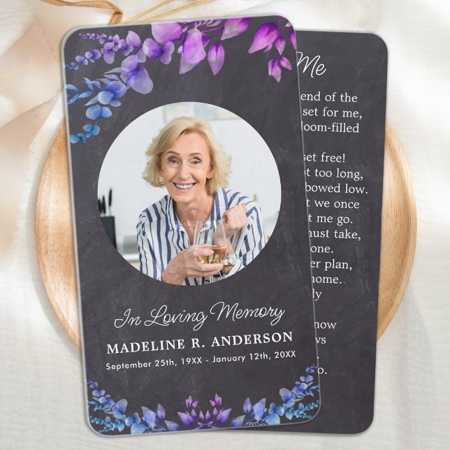 Presentación Tarjeta de plegaria para el funeral de Eucalyptus (Subido por el creador)