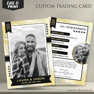 Presentación Tarjeta de regalo de pareja personalizada, recuerd