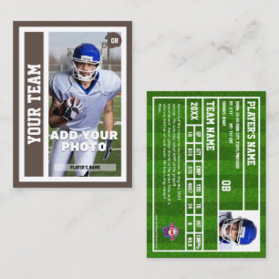 Presentación Tarjeta de venta de Quarterback en Fútbol personal