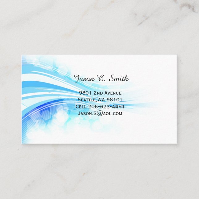 Presentación Tarjeta de visita clásica (Anverso)