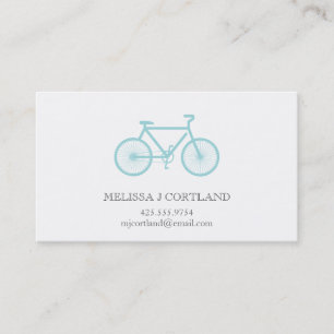 Presentación Tarjeta de visita de la bicicleta