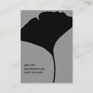 Presentación Tarjeta de visita de la hoja de Ginko