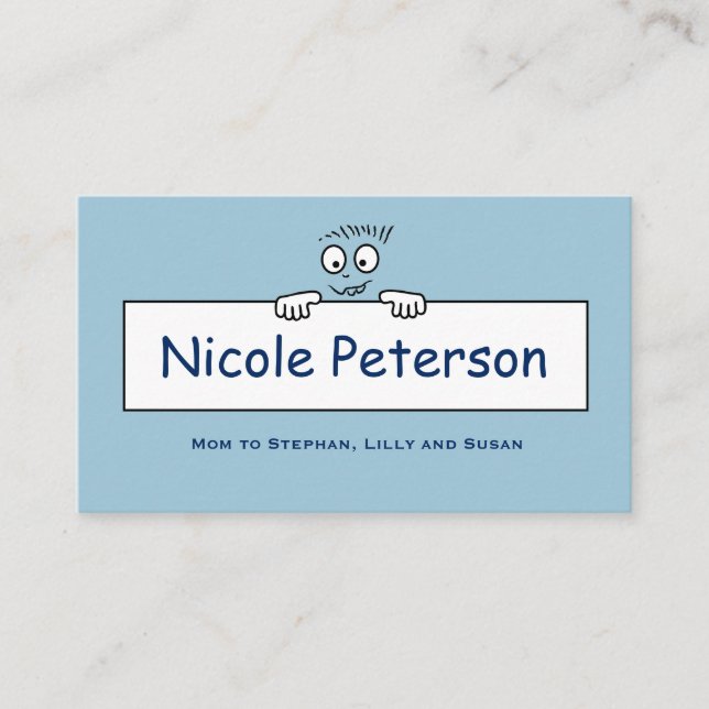 Presentación Tarjeta de visita de la mamá (Anverso)