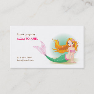 Presentación Tarjeta de visita de la mamá de la sirena