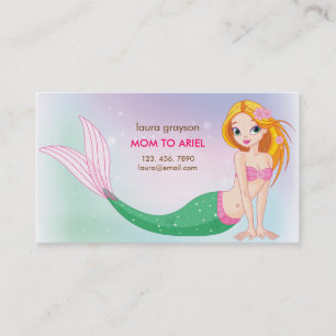 Presentación Tarjeta de visita de la mamá de la sirena