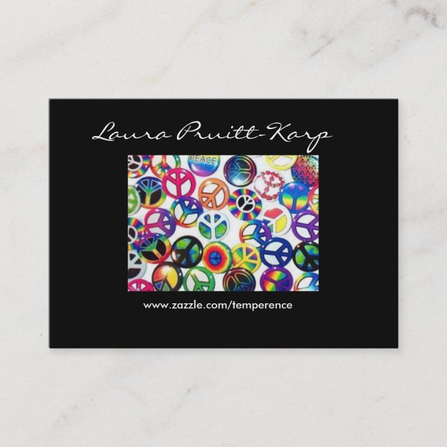 Presentación Tarjeta de visita de la paz (Anverso)