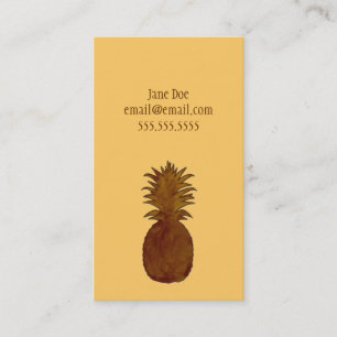 Presentación Tarjeta de visita de la piña