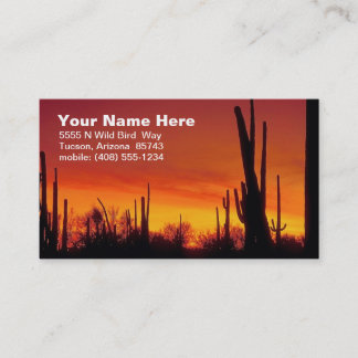 Presentación Tarjeta de visita del desierto
