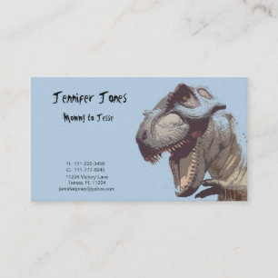 Presentación Tarjeta de visita del dinosaurio