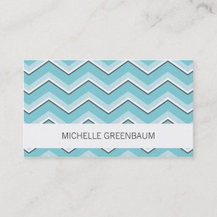 Presentación Tarjeta de visita del zigzag