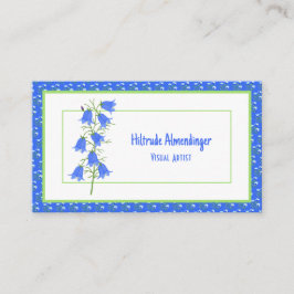 Presentación Tarjeta de visita Lovely Bluebells & Blue Crocuses